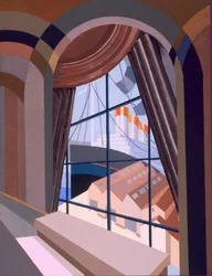 Großes Fenster mit Sitz, aus 